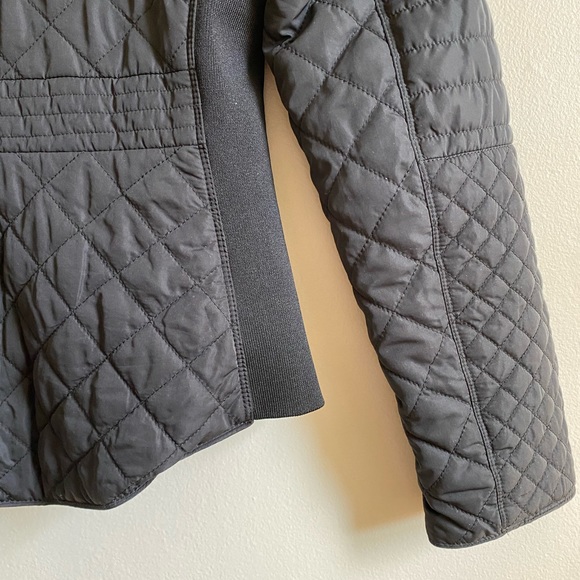 NY&Co Black Quilted Zip up Jacket XS - Picture 10 of 10